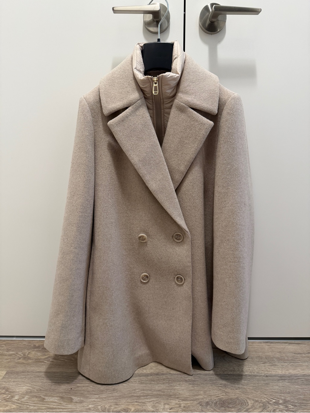 Joop Women's Double-Breasted Pea Coat In Light Beige